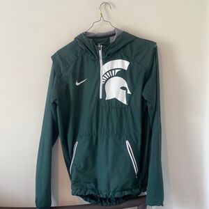 MSU Nike Windbreaker Size M